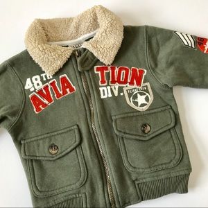 Little Rebel Aviator/Bomber Jacket (Boys 12 Mos)